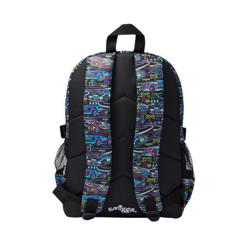 Smiggle Bright Eyes Classic Attach Backpack - IGL457587BLK