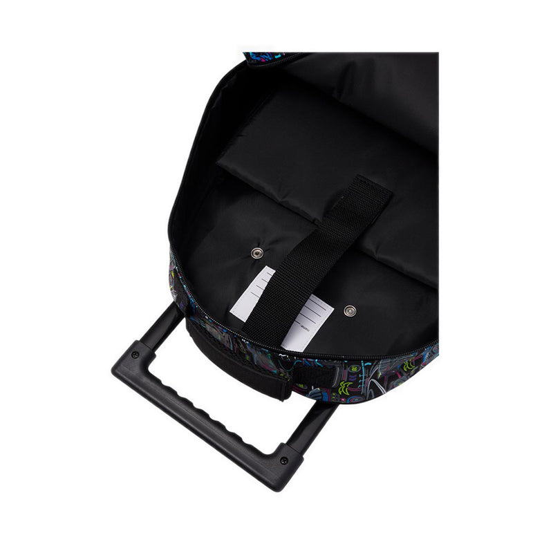 Smiggle Bright Eyes Trolley Backpack With Light Up Wheels - IGL457588BLK