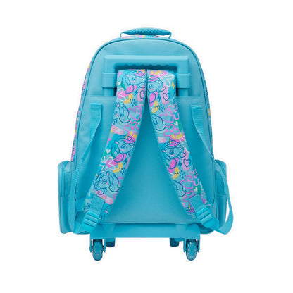 Smiggle Bright Eyes Trolley Backpack With Light Up Wheels - IGL457588MIN