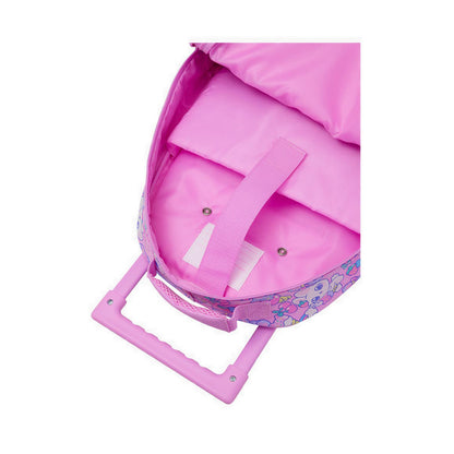 Smiggle Bright Eyes Trolley Backpack With Light Up Wheels - IGL457588PNK