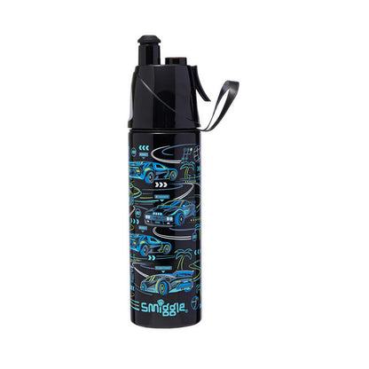 Smiggle Bright Eyes Spritz Insulated Stainless Steel Drink Bottle 500Ml - IGL457589BLK