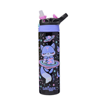 Smiggle Bright Eyes Insulated Stainless Steel Flip Drink Bottle 520Ml - IGL457598BLM