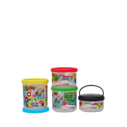 Smiggle Marvel Large Snack & Stack Containers - IGL457599BLK