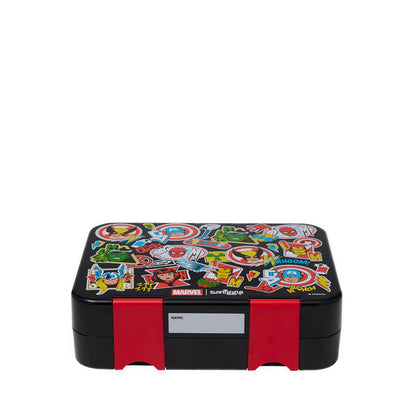 Smiggle Marvel Happy Large Bento Lunchbox - IGL457601BLK