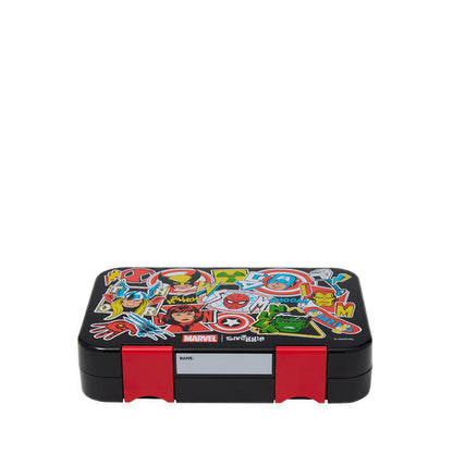 Smiggle Marvel Happy Medium Bento Lunchbox - IGL457602BLK