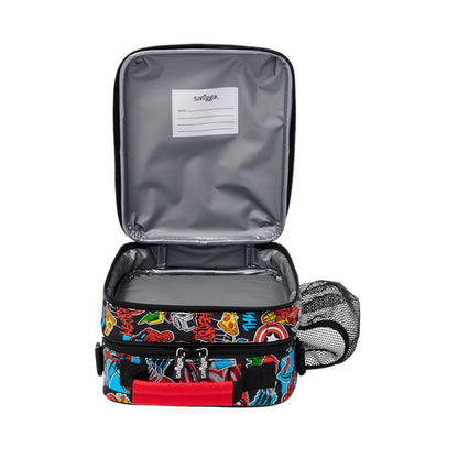 Smiggle Marvel Hardtop Lunchbox With Strap - IGL457781BLK