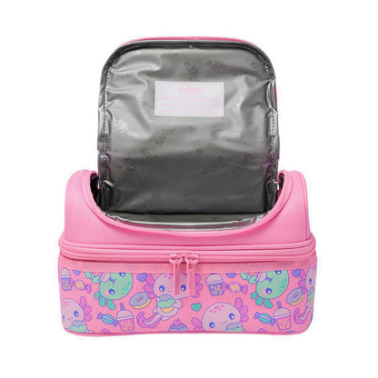 Smiggle Elements Double Decker Lunchbox - IGL457999PNK