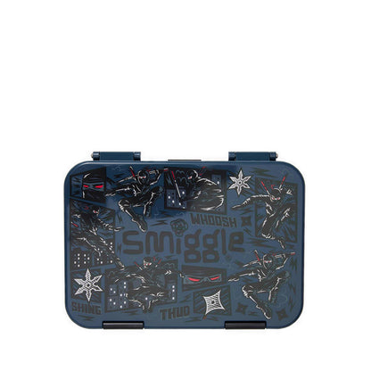 Smiggle Realm Medium Bento Lunchbox - IGL458068BLK
