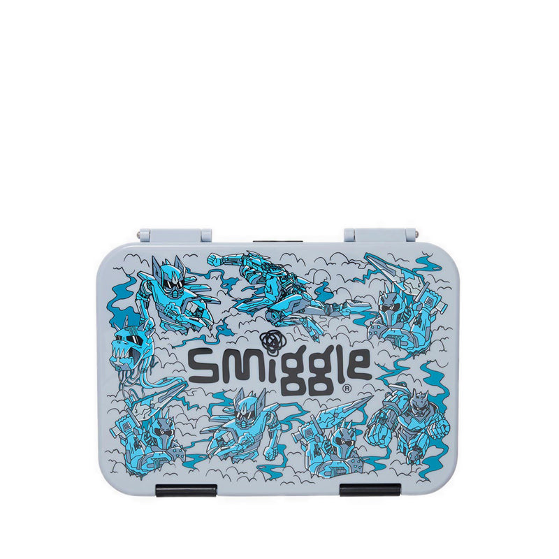 Smiggle Realm Medium Bento Lunchbox - IGL458068GRY