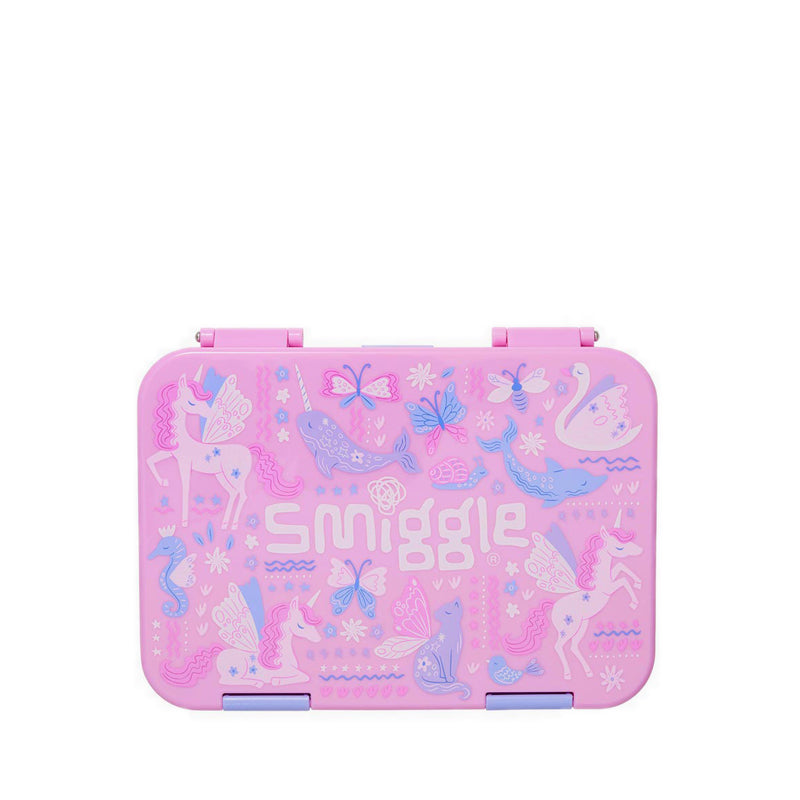 Smiggle Realm Medium Bento Lunchbox - IGL458068PNK