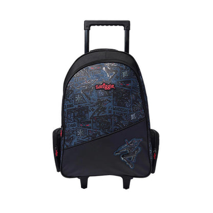 Smiggle Realm Trolley Backpack With Light-up Wheels - IGL458073BLK