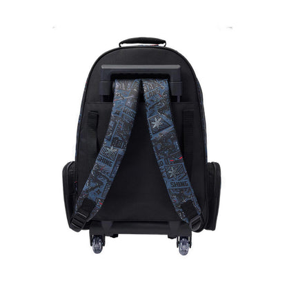 Smiggle Realm Trolley Backpack With Light-up Wheels - IGL458073BLK