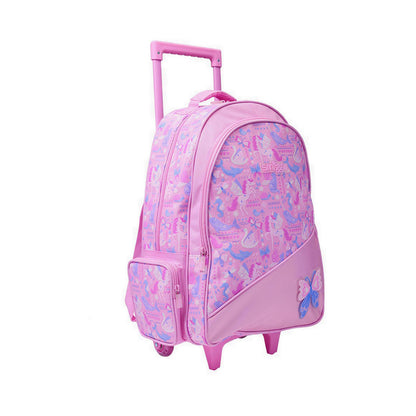 Smiggle Realm Trolley Backpack With Light-up Wheels - IGL458073PNK