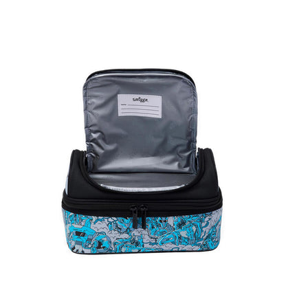 Smiggle Realm Double Decker Lunchbox - IGL458074GRY