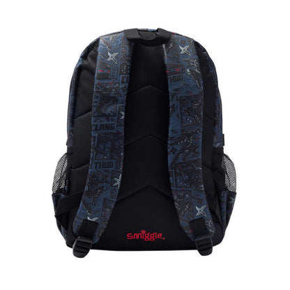 Smiggle Realm Classic Attach Backpack - IGL458110BLK