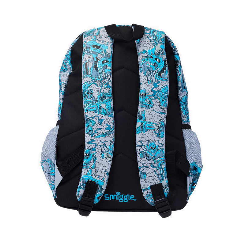 Smiggle Realm Classic Attach Backpack - IGL458110GRY