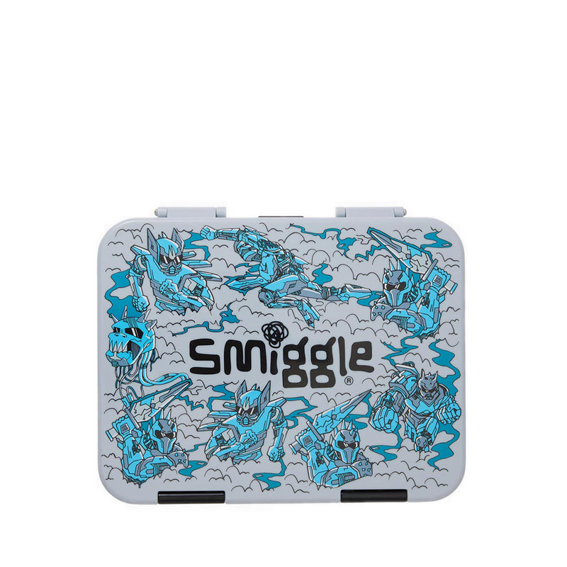 Smiggle Realm Large Bento Lunchbox - IGL458244GRY