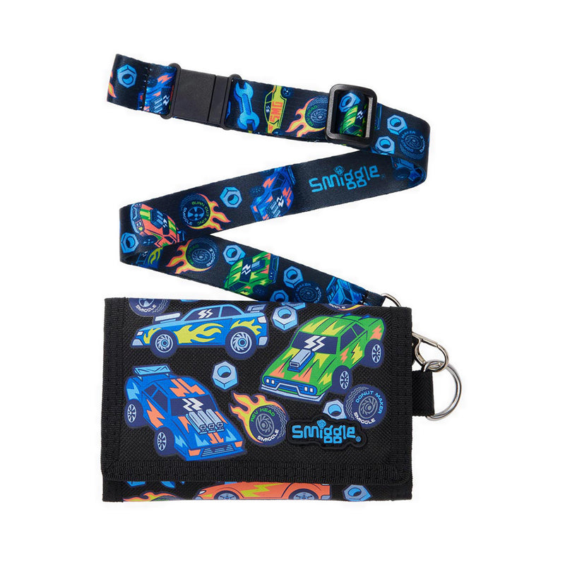 Smiggle Playtime Wallet With Lanyard - IGL458245BLK