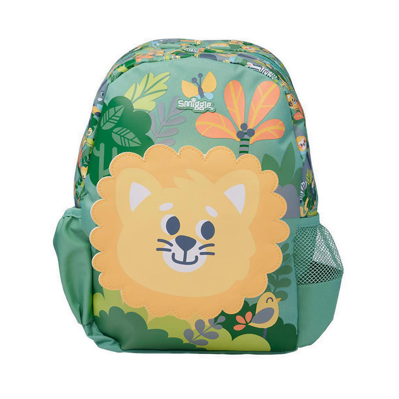 Smiggle Little Journeys Junior Character Hoodie Backpack - IGL458340GRN