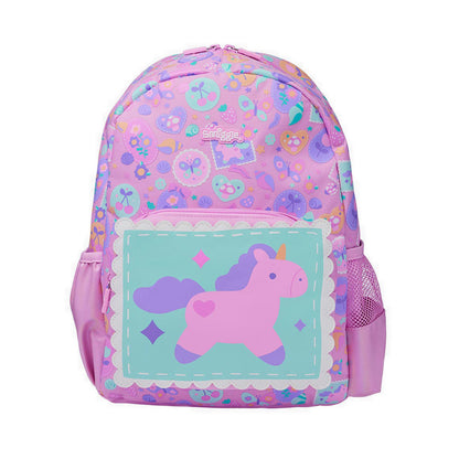 Smiggle Little Journeys Junior Character Hoodie Backpack - IGL458340PNK