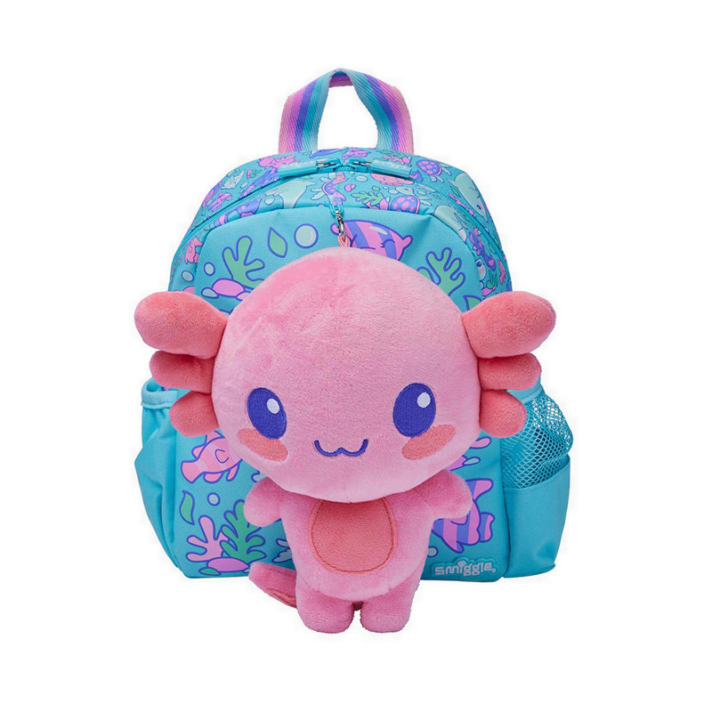 Smiggle Little Journeys Teeny Tiny Backpack With Detachable Plush Toy - IGL458366AQU