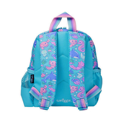 Smiggle Little Journeys Teeny Tiny Backpack With Detachable Plush Toy - IGL458366AQU