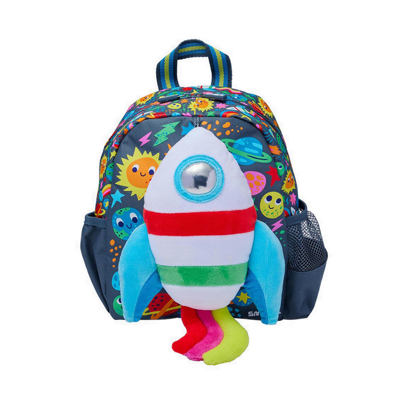 Smiggle Little Journeys Teeny Tiny Backpack With Detachable Plush Toy - IGL458366GRY