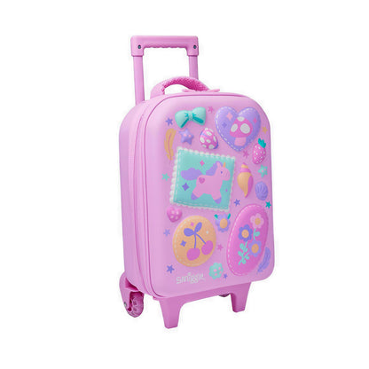 Smiggle Little Journeys Teeny Tiny Hardtop Trolley Bag - IGL458367PNK