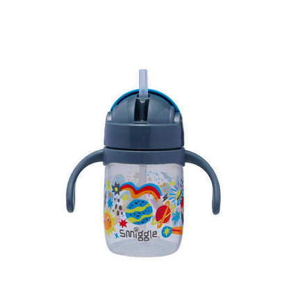Smiggle Little Journeys Teeny Tiny Sip Top Drink Bottle 230Ml - IGL458379GRY
