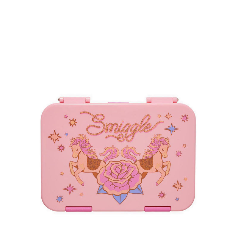 Smiggle Wildflower Medium Bento Lunchbox - IGL458650PNK