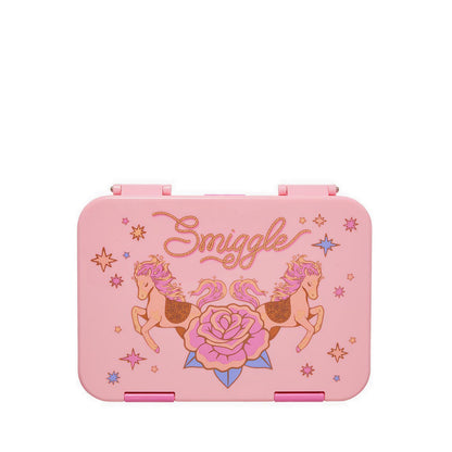 Smiggle Wildflower Medium Bento Lunchbox - IGL458650PNK