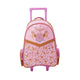 Smiggle Wildflower Trolley Backpack With Light Up Wheels - IGL458897PNK