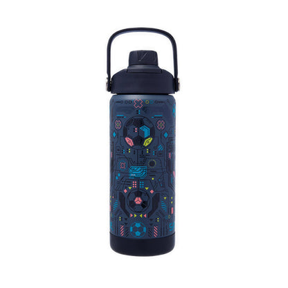 Smiggle Power Play Squiggle Stainless Steel Insulated Drink Bottle 550Ml - IGL458899GRY