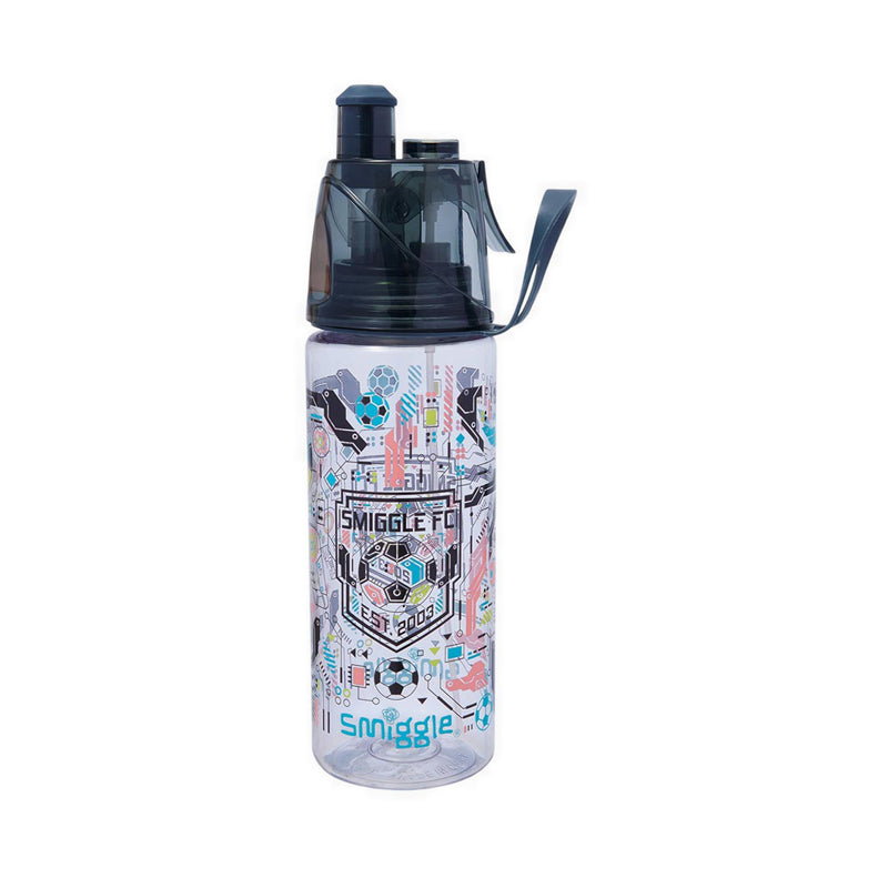 Smiggle Power Play Spritz Plastic Drink Bottle 560Ml - IGL458905GRY