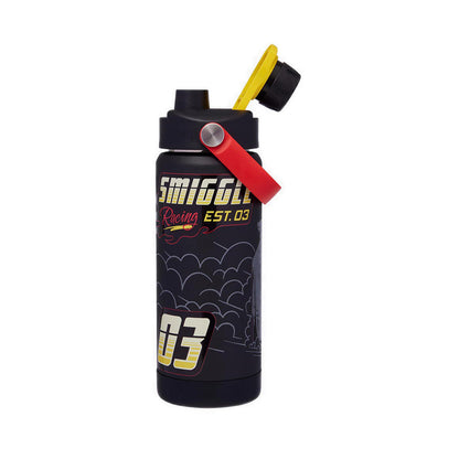 Smiggle Pitstop Squiggle Insulated Stainless Steel Drink Bottle 550Ml - IGL458918BLK