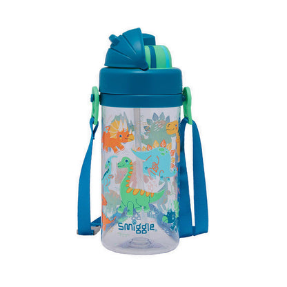 Smiggle I SpyTeeny Tiny Plastic Drink Bottle With Strap 400Ml - IGL458987NAV