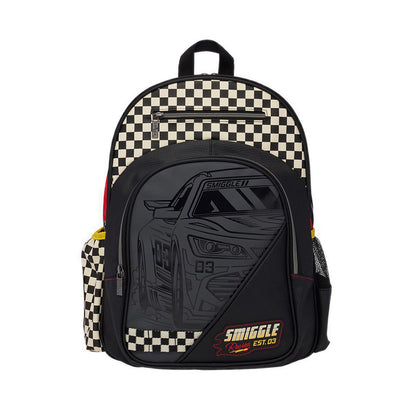 Smiggle Pitstop Zone Classic Backpack - IGL459032BLK