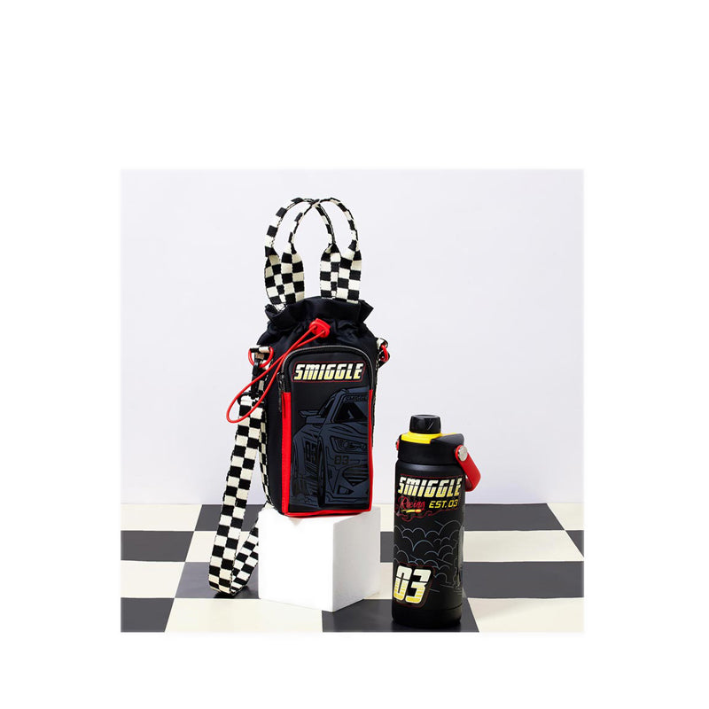 Smiggle Pitstop Bottle Bag with Strap - IGL459033BLK