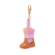Smiggle Wildflower Mini Boot Collectable Keyring - IGL459153PNK