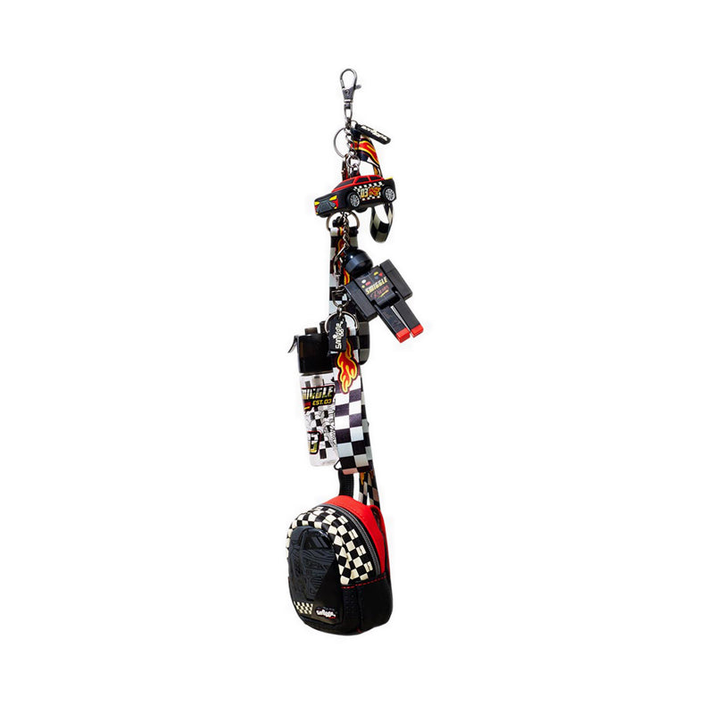 Smiggle Pit Stop Mini Race Car Collectable Keyring - IGL459238BLK