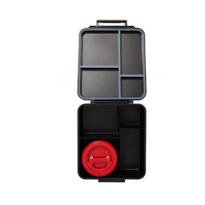 Smiggle Pitstop Bento Lunchbox With Insulated Food Jar - IGL459248BLK