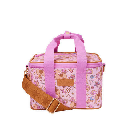 Smiggle Wildflower Large Dual Strap Lunchbox - IGL459389PNK