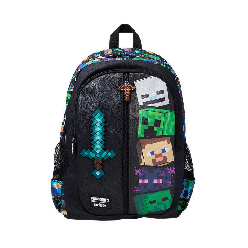 Smiggle Minecraft Classic Backpack - IGL459398BLK