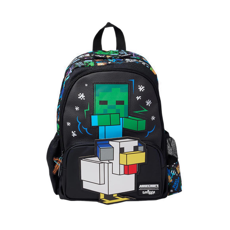 Smiggle Minecraft Junior Character Backpack - IGL459408BLK