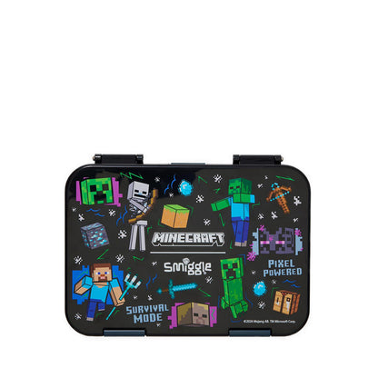 Smiggle Minecraft Medium Bento Lunchbox - IGL459417BLK