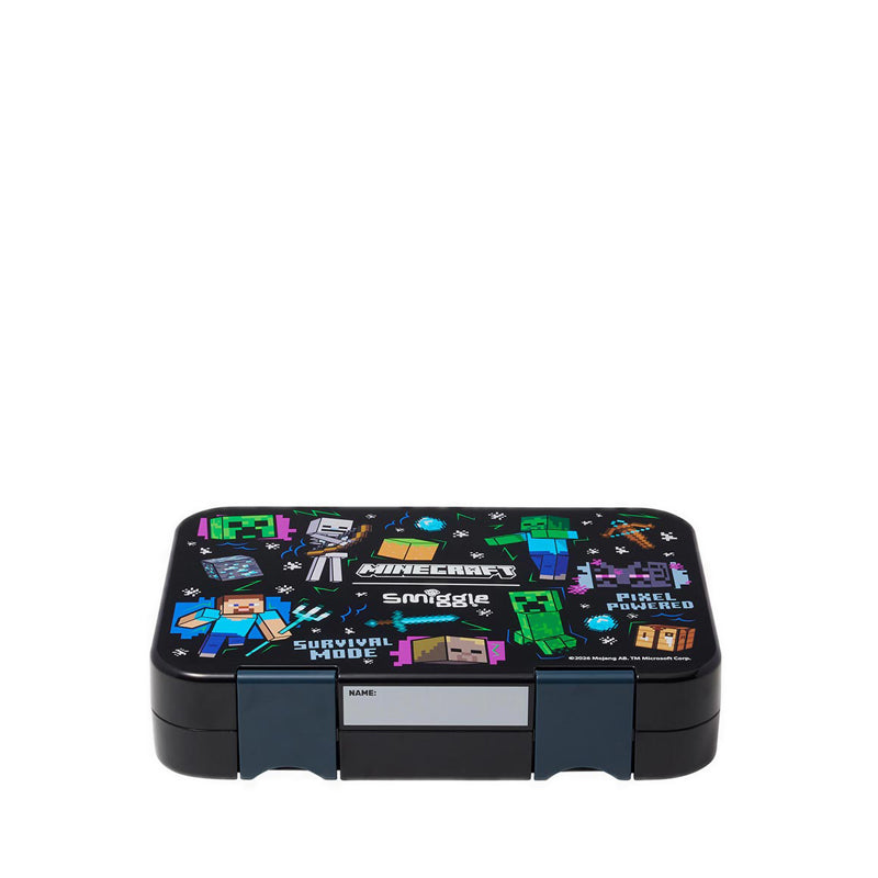 Smiggle Minecraft Medium Bento Lunchbox - IGL459417BLK