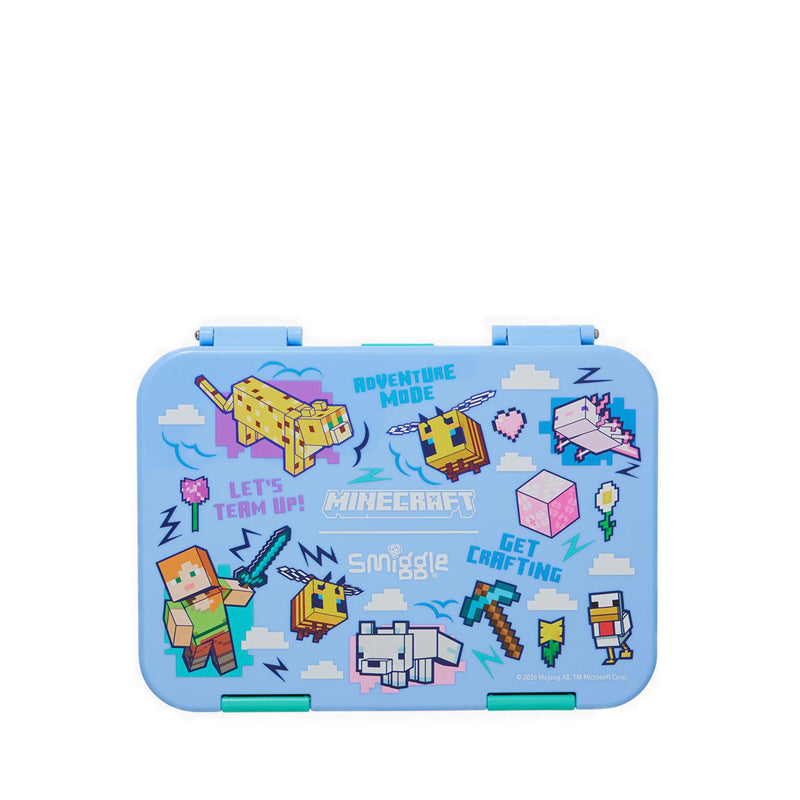 Smiggle Minecraft Medium Bento Lunchbox - IGL459417LBL