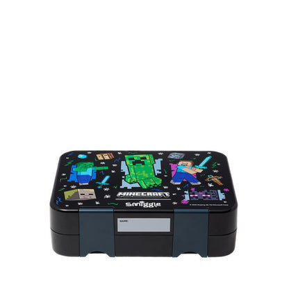Smiggle Minecraft Large Happy Bento Lunchbox - IGL459418BLK