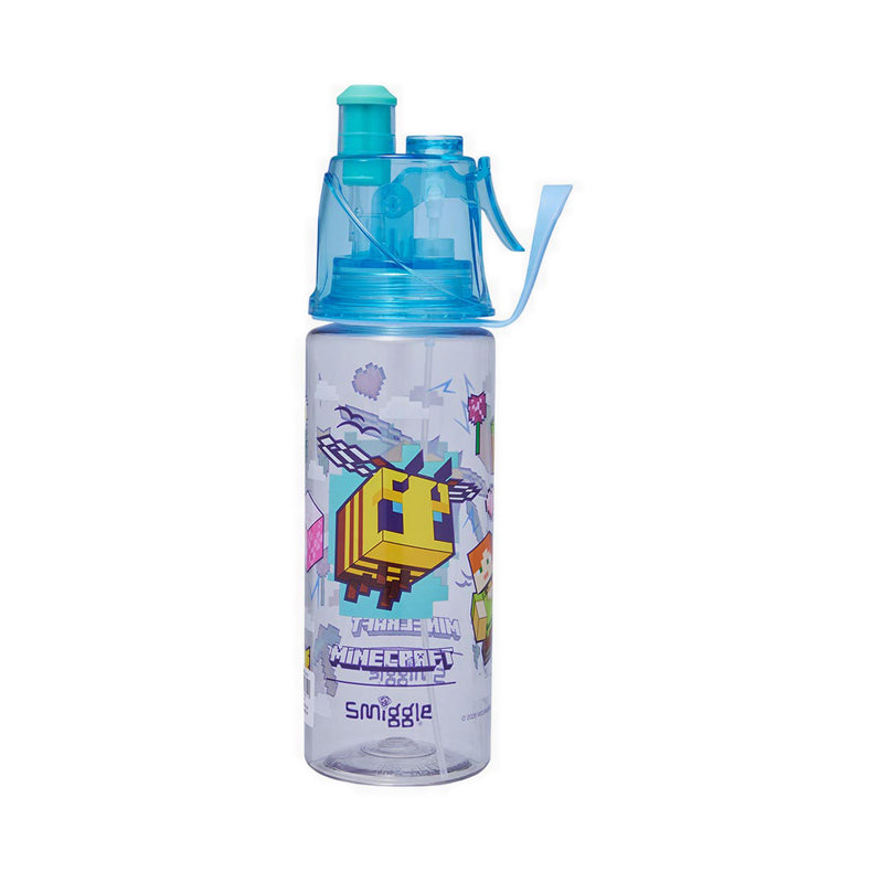 Smiggle Minecraft Spritz Plastic Drink Bottle 560Ml - IGL459506LBL