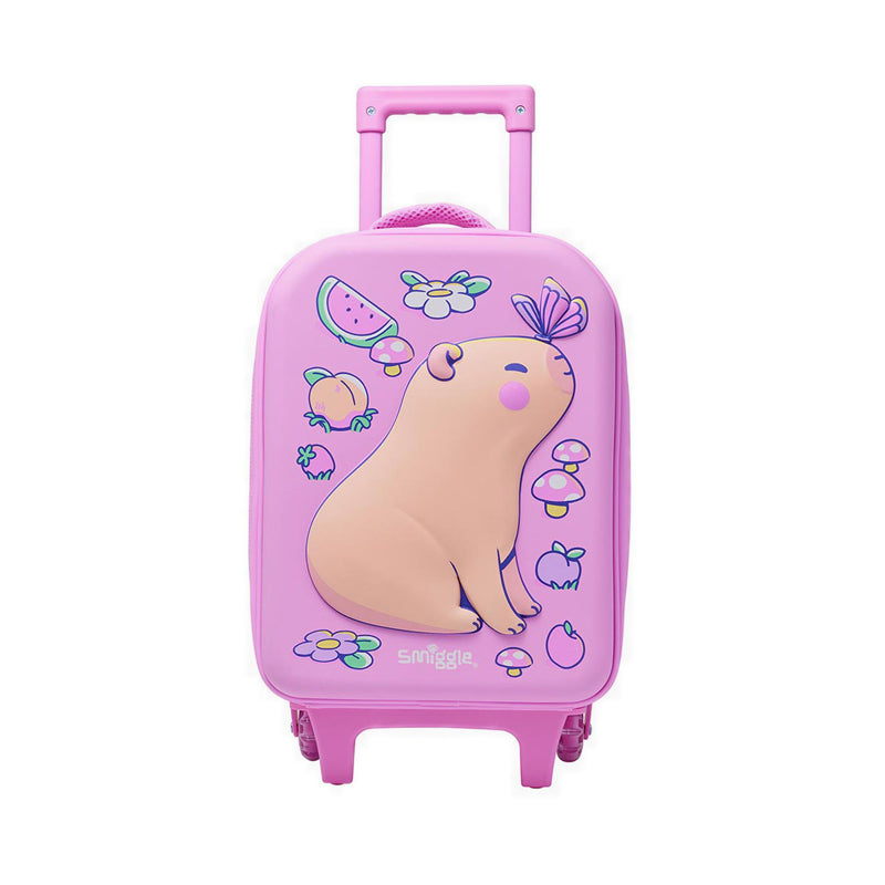Smiggle Weekend Junior Hardtop Trolley - IGL459578PNK